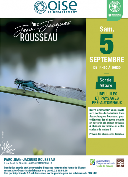 [Sortie nature] Libellules et paysages pré-automnaux