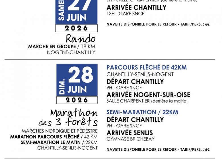 LES 60 KMS DE MARCHE DE L’OISE 10ème EDITION