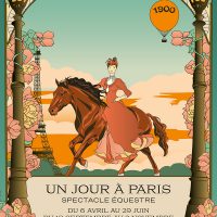 Equestrian show "Un jour à Paris" at the Grandes Écuries de Chantilly