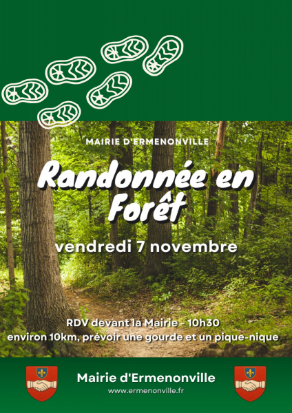 Randonnée en forêt d’Ermenonville