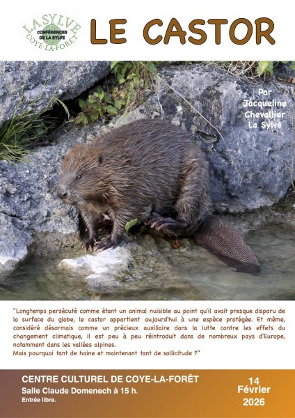 Conférence sur le castor à Coye-la-Forêt
