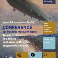 Conférence « Antoine Guillaume, un cantilien mort à bord du Dixmude, dirigeable de la marine » à la mairie de Chantilly