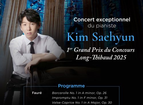 Recital by Kim Saehyun at the Chapelle Saint-Frambourg