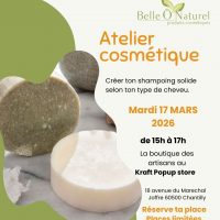 Atelier cosmétique – Crée ton shampoing solide sur mesure !