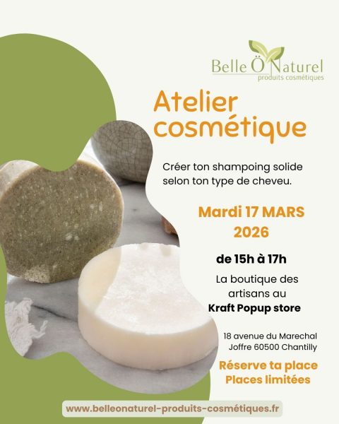 Atelier cosmétique – Crée ton shampoing solide sur mesure !