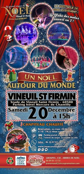 Cirque de Noël à Vineuil-Saint-Firmin