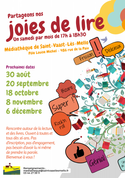 Lecture | Partageons nos joies de lire