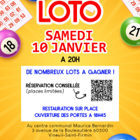 Grand Loto à Vineuil-Saint-Firmin