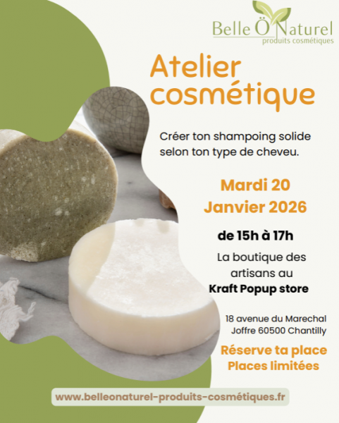 Atelier cosmétique -Crée ton shampoing solide sur mesure !