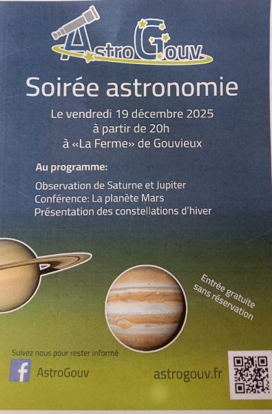 Astronomie-Soirée in der Ferme de Gouvieux