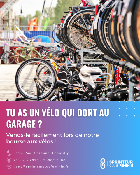 Bourse au vélo à l’Ecole Paul Cézanne de Chantilly